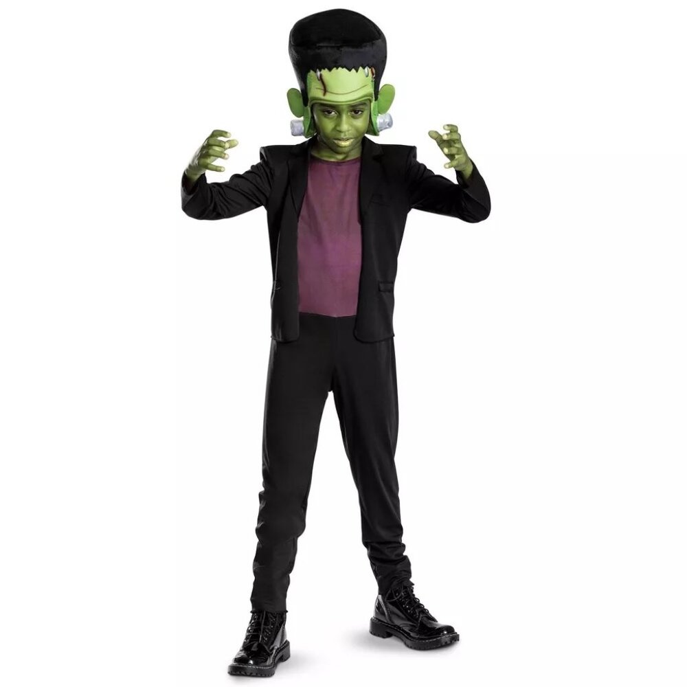 Boys Universal Monsters Frankenstein Halloween Costume Size 4/6 7/8 10/12 NWT